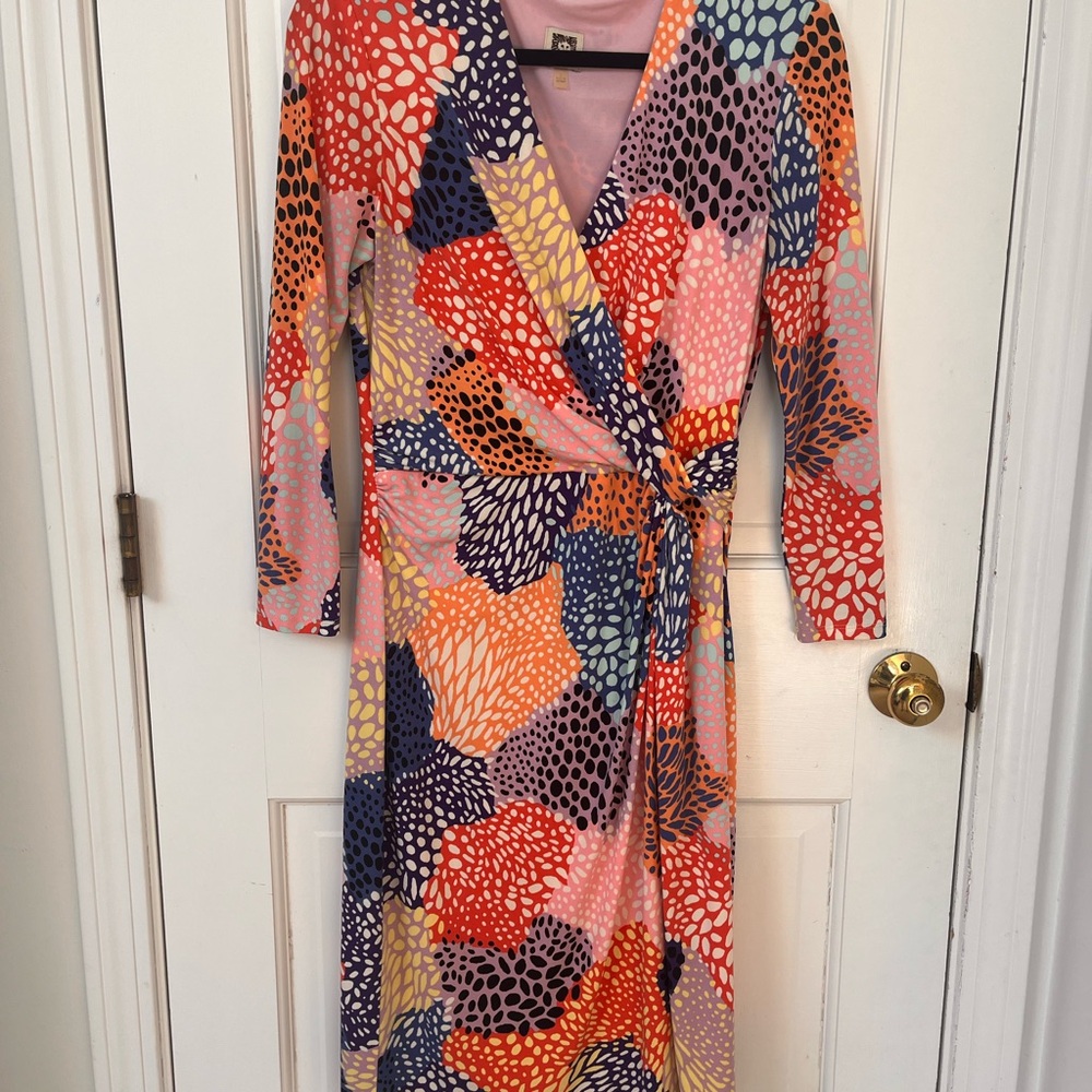 Anne Klein Pink and Black Dress